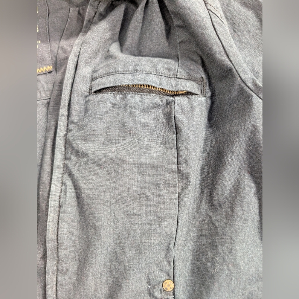 Vans Women's Blue Zip Up Casual Streetwear Skater Jacket 100% Cotton Size Large - Picture 8 of 15